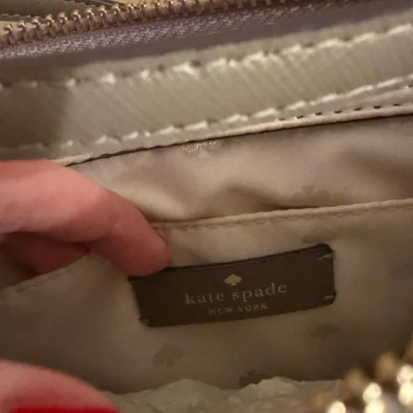 Kate Spade New York Rory Crossbody Bag in gray saffiano leather - Picture 7 of 11